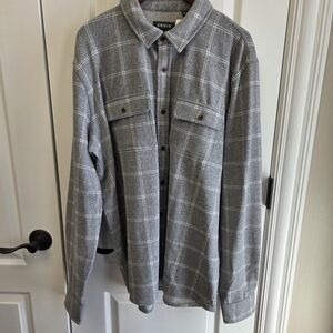 Orvis Mens Snowy River Shirt - NWT - Gray